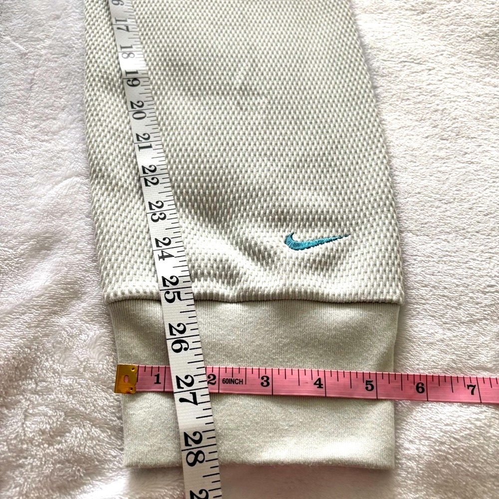 NIKE Slim Fit High Rise Full Length Light Sage Green Waffle Knit Jogger--NWT--L - Picture 16 of 16